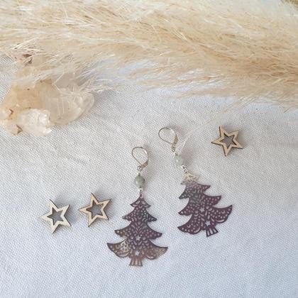 Ohrringe *christmastree* Labradorit - Image 2