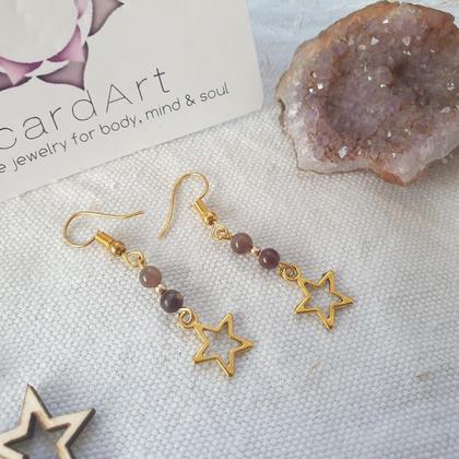 Ohrringe *STERNE* Turmalin
