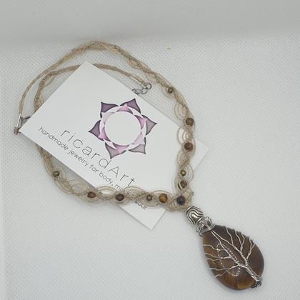 Tigerauge - Lebensbaum Kette