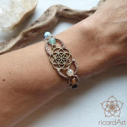 ChakraArmband 'Lebenssaat bronze' - Image 2