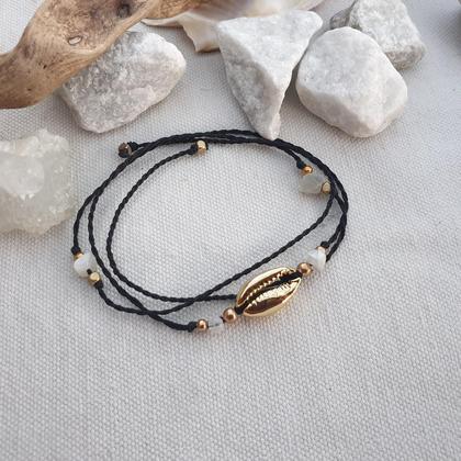 KAURI - Wickelarmband 'Mondstein gold' - Image 2