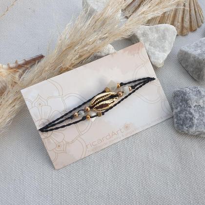 KAURI - Wickelarmband 'Mondstein gold' - Image 3