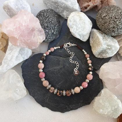 RHODONIT-RHODOCHROSIT Wegbegleiter *Selbstvertrauen & Neubeginn*'