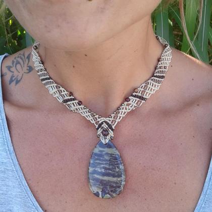 Blumenachat Collier - Image 3