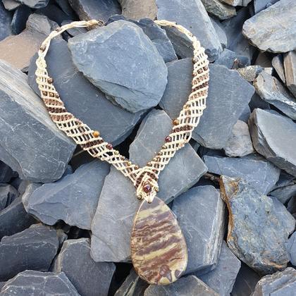 Blumenachat Collier - Image 2