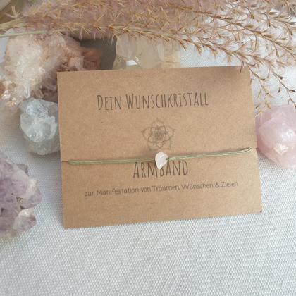Wunschkristall-Armband