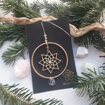 Sonnenfänger *MANDALASTERN - LABRADORIT*