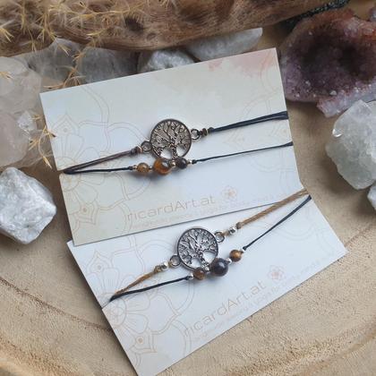 TIGERAUGE Dopppelarmband *LEBENSBAUM - Image 3