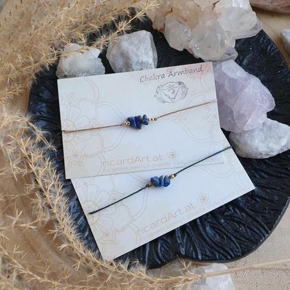 Lapislazuli Chakraarmband 'Ajña'
