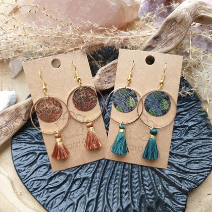 Tassel Ohrringe *JUNGLE bronze - Image 4