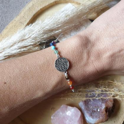 CHAKRA Armband *BLUME DES LEBENS*