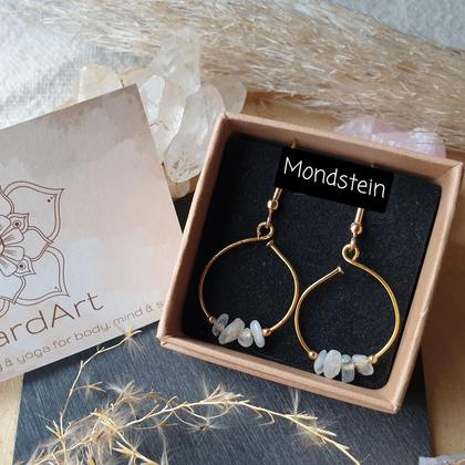 MONDSTEIN Ohrringe *INDIA vergoldet - Image 4