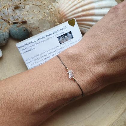 Bergkristall Chakraarmband 'Sahasrara' - Image 3