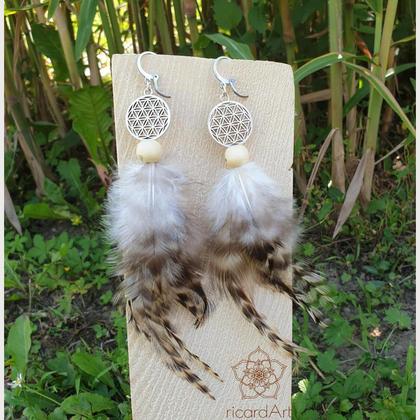 Federohrringe *LEBENSBLUME light