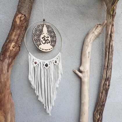 Makrameedesign/Traumfänger *BUDDHA* nature - Image 4