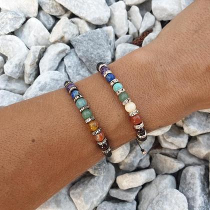 CHAKRA LAVASTEIN Armband *SPARKLE* 6mm - Image 4