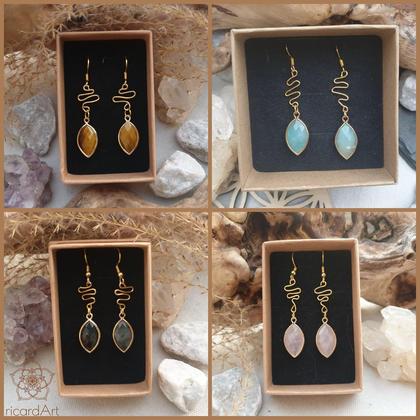 Edelstein Ohrringe *ELLIPSE