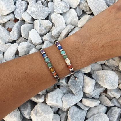 CHAKRA LAVASTEIN Armband *SPARKLE* 6mm - Image 3