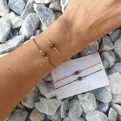 Edelstein Partnerarmband *6mm - Image 2