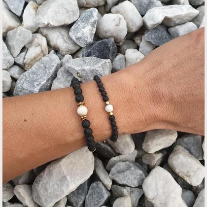 LAVASTEIN Energiearmband *HOWLITH