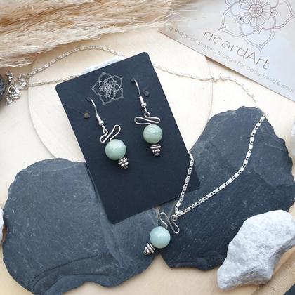 AMAZONIT Ohrringe *INDIA* - Image 4