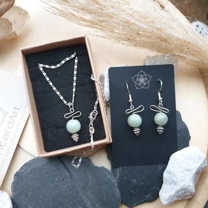 AMAZONIT Ohrringe *INDIA* - Image 3