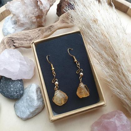 CITRIN Ohrringe *GOLDEN SUN* - Image 2