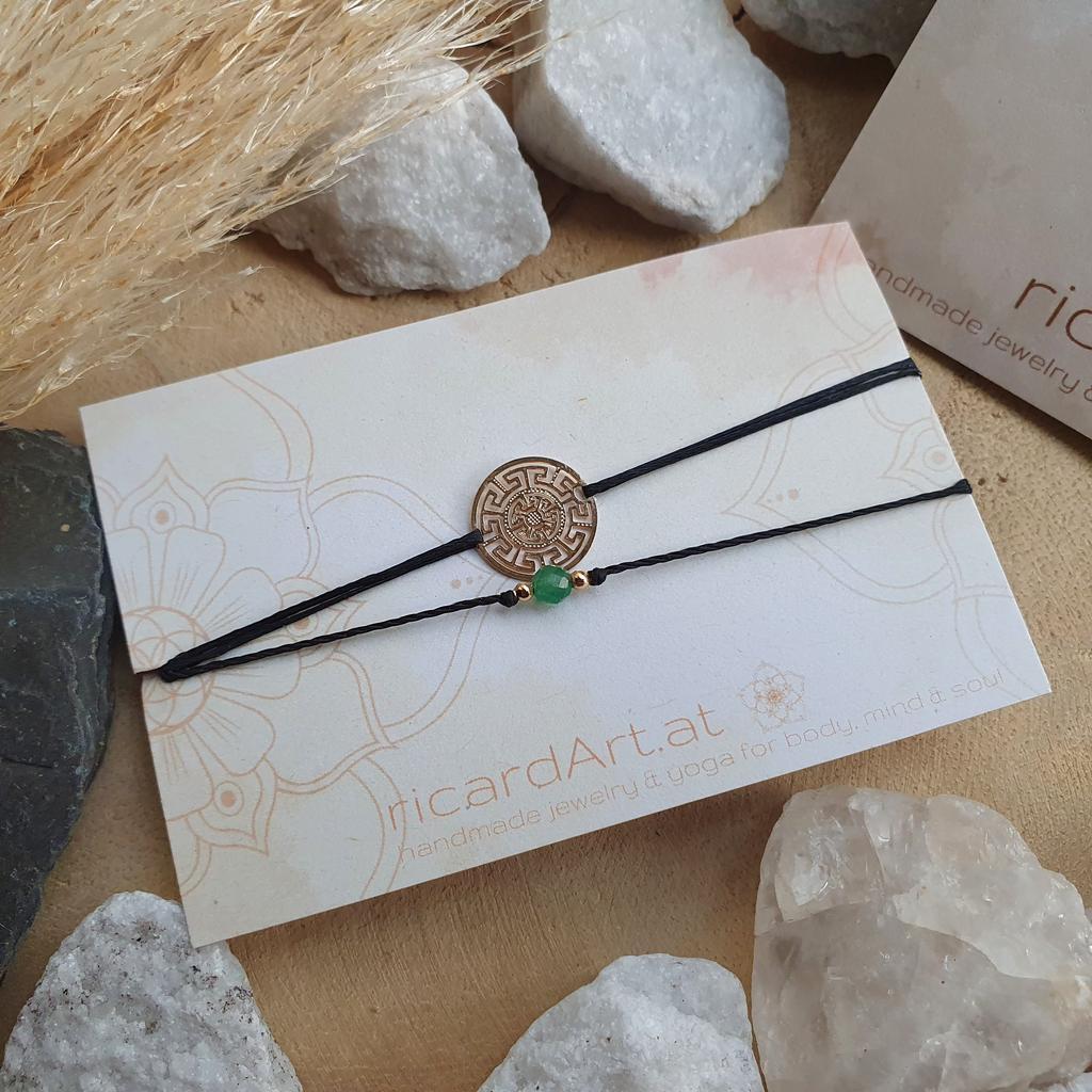 Doppelarmband *MAÄNDER AVENTURIN*