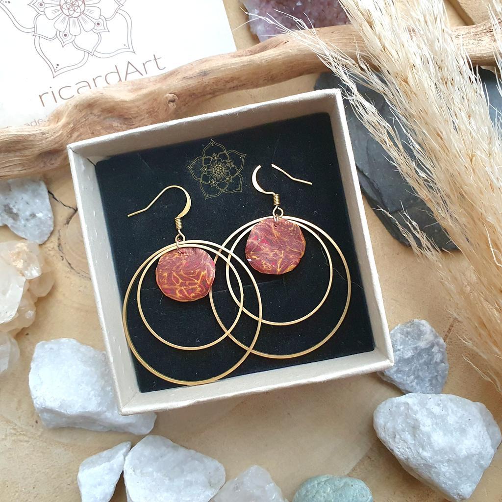 Ohrringe *FIMO SUNSET* nickelfrei - Image 3