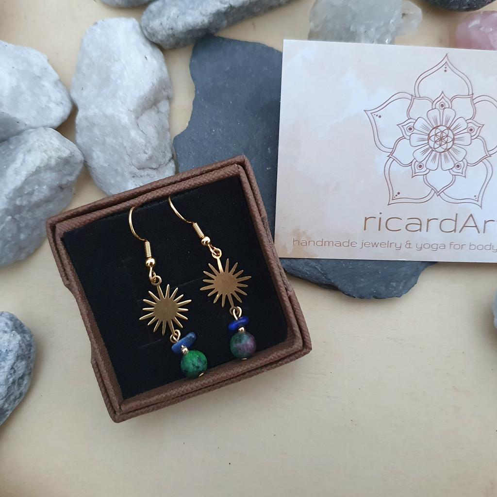 RUBINZOISIT Ohrringe *SUNSHINE gold - Image 2