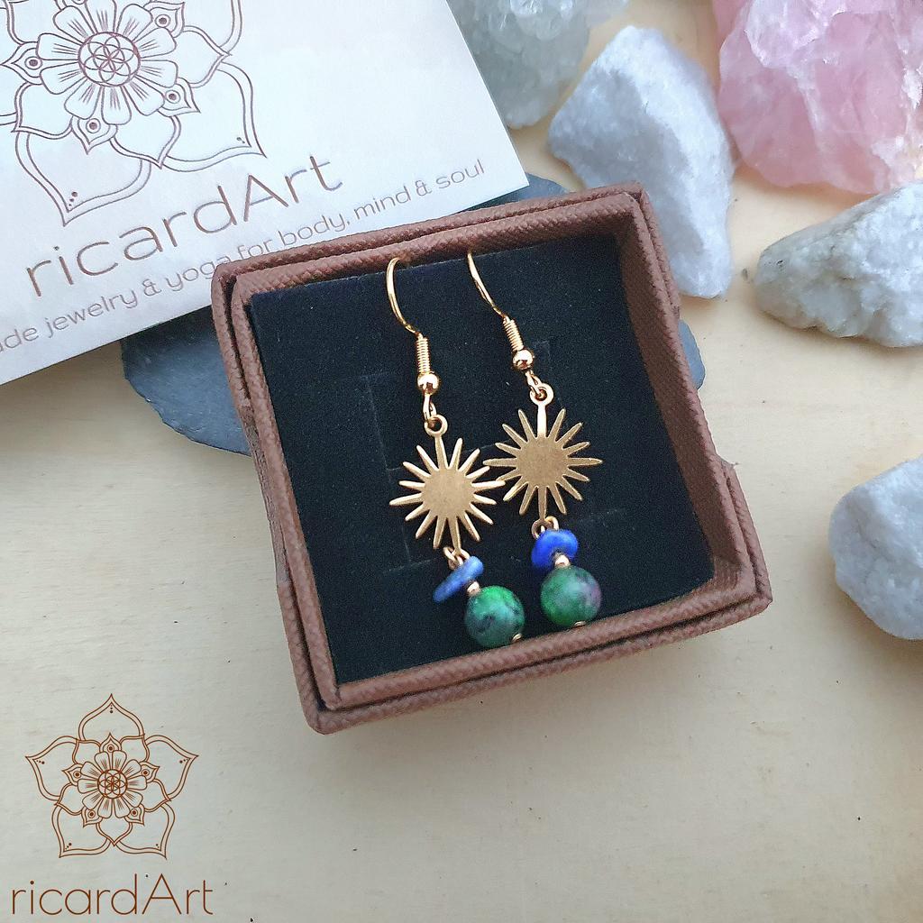 RUBINZOISIT Ohrringe *SUNSHINE gold