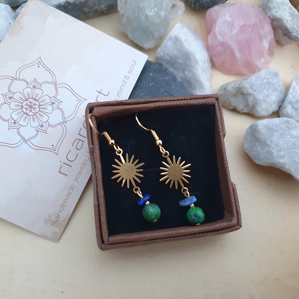 RUBINZOISIT Ohrringe *SUNSHINE gold - Image 3