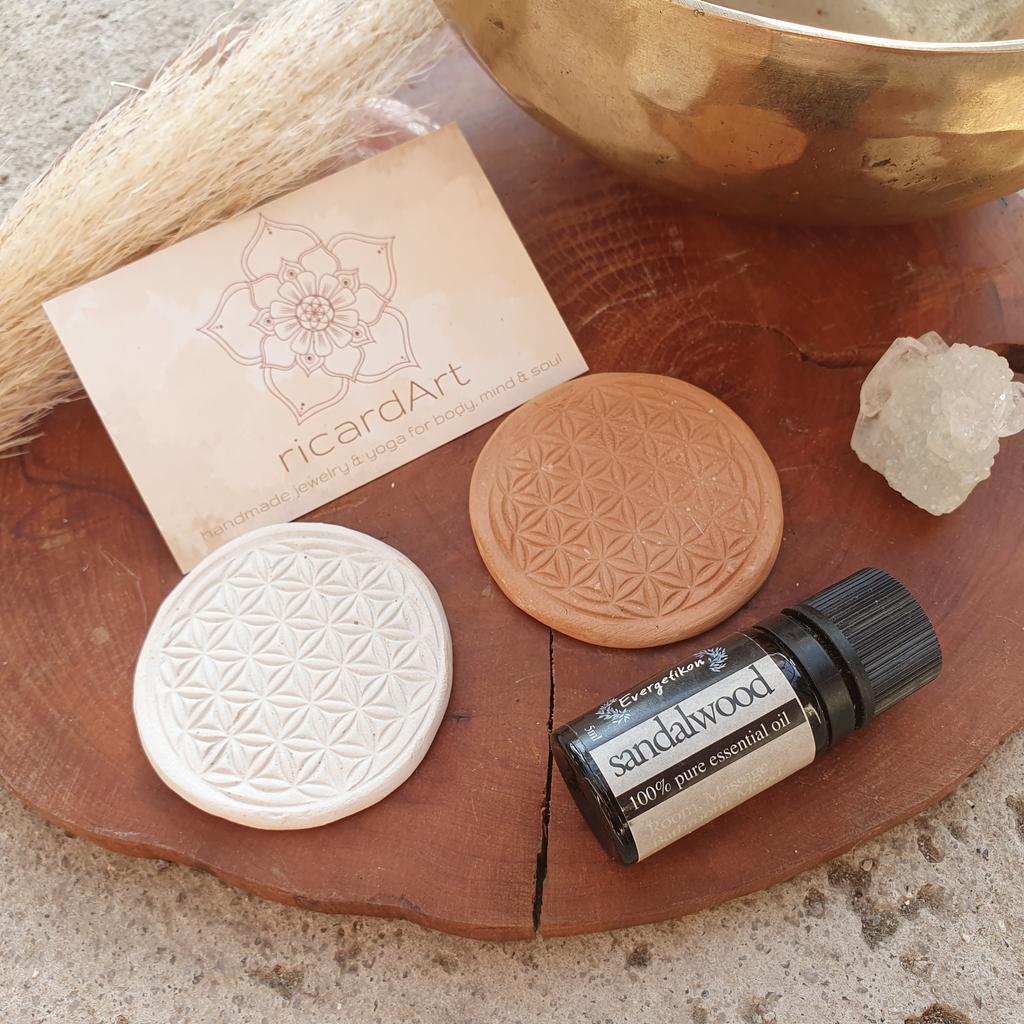 Duftstein *BLUME DES LEBENS* Naturton - Image 4