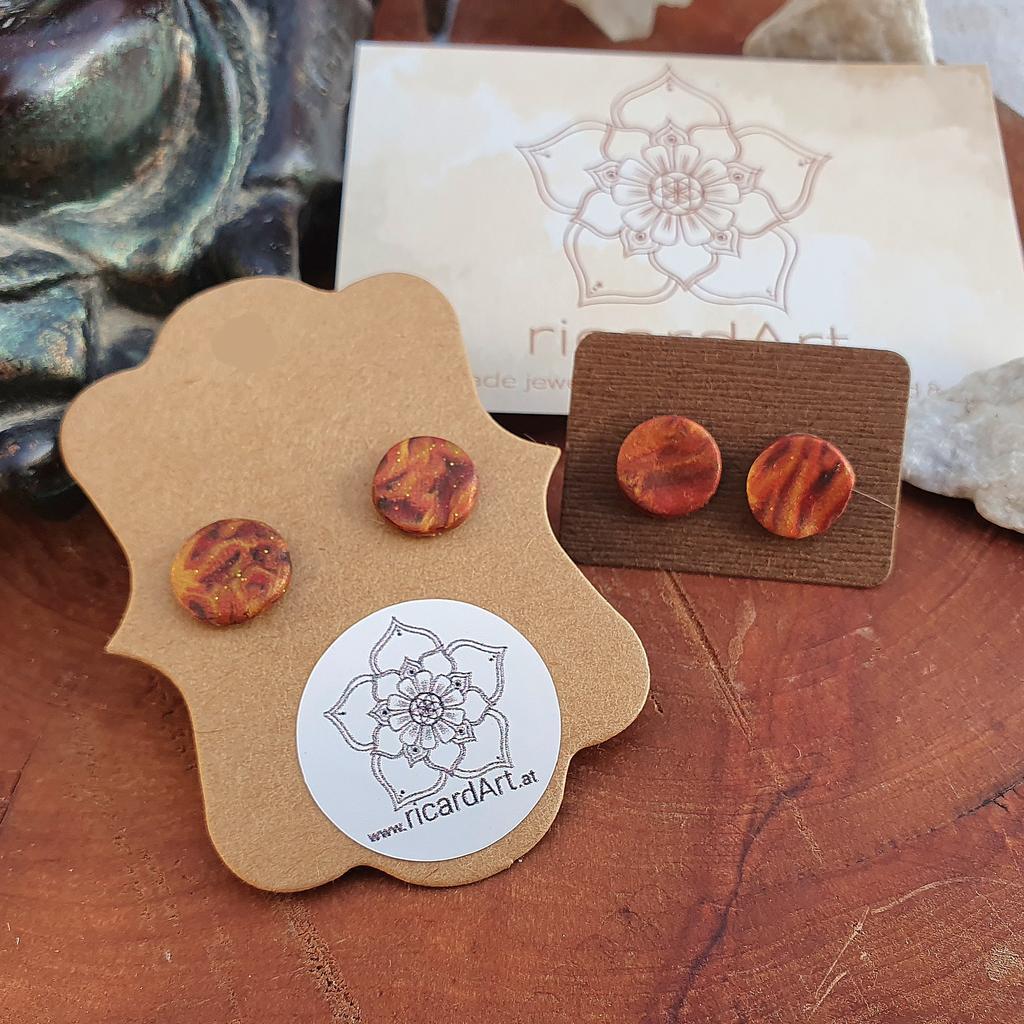 FIMO Ohrstecker *SUNSET* 12mm