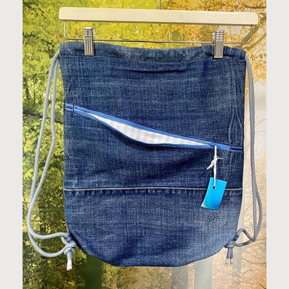 Turnbeutel Rucksack Blue Jeans