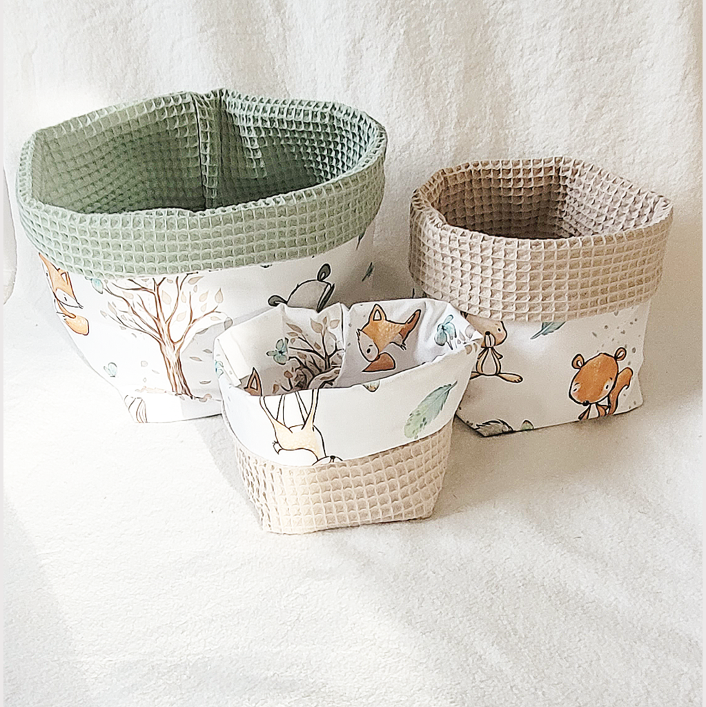 3er Set Utensilos Waldtiere