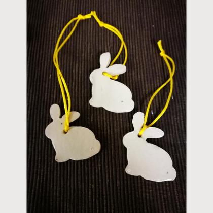3-er Set Anhänger "Hase"