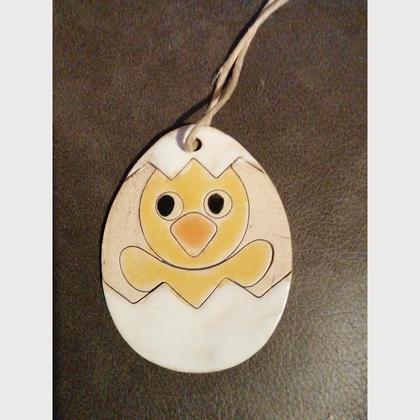 Anhänger "Ei mit Kücken "