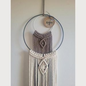 Makramee Wanddeko "Ringe"