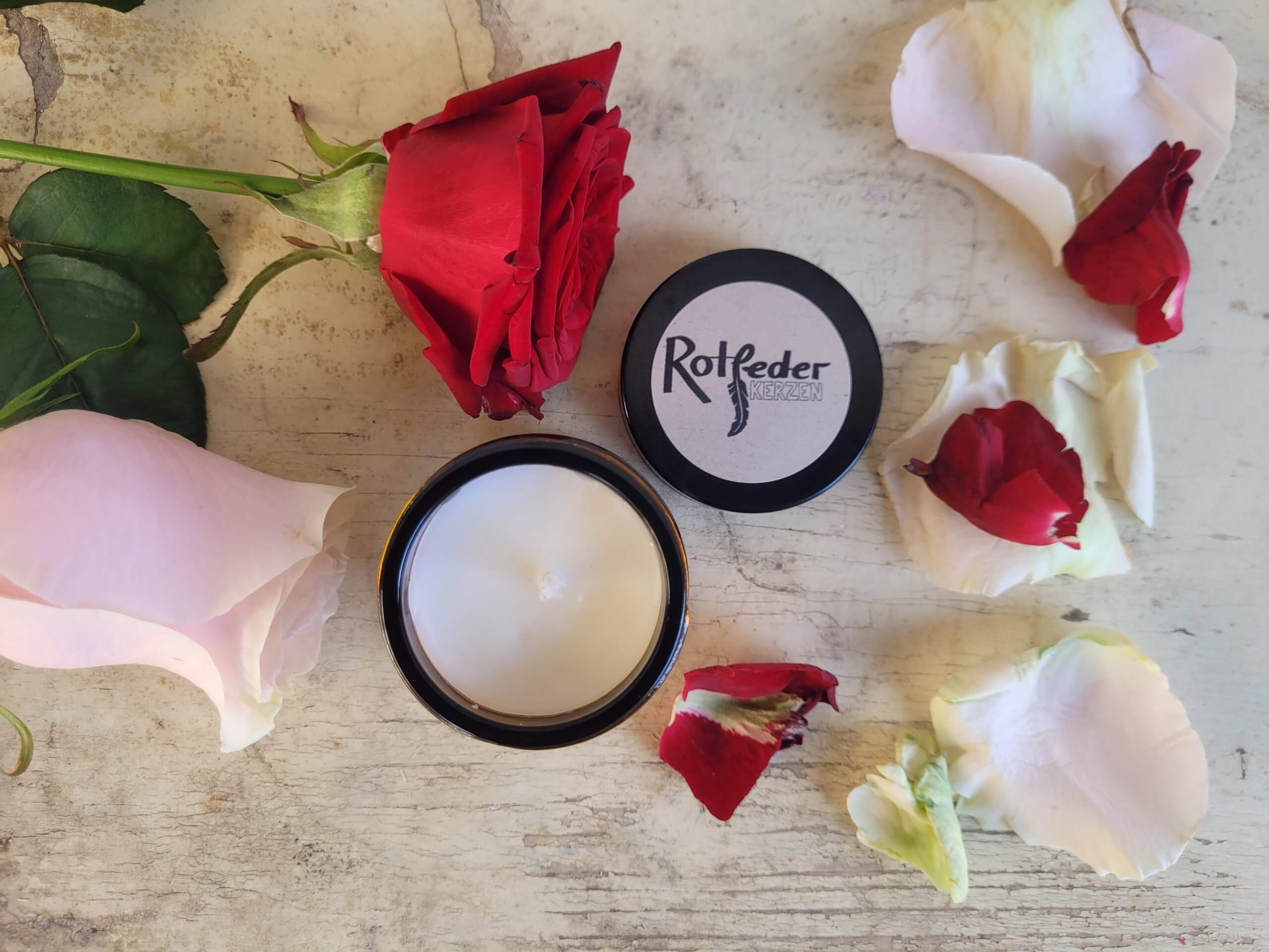 Duftkerze „I hob di gean“ im 120ml Glas - Image 3