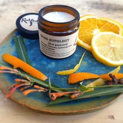 Duftkerze "Guad aufglegt" im 60ml Glas - Image 3