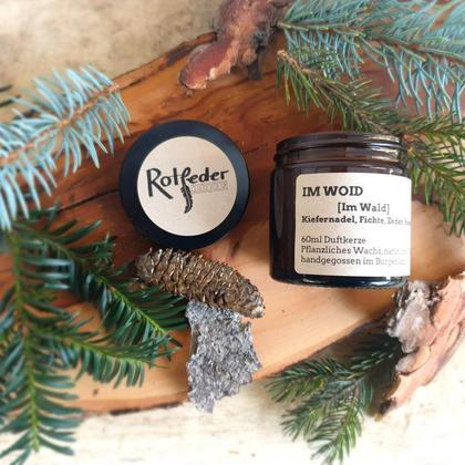 Duftkerze "Im Woid" im 60ml Glas