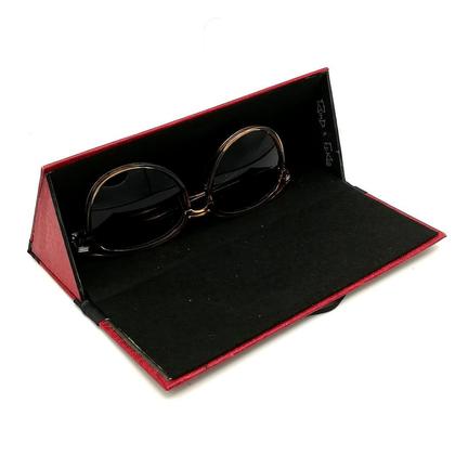 Dreieckiges Brillenetui aus Reader's Digest - braun - Image 4