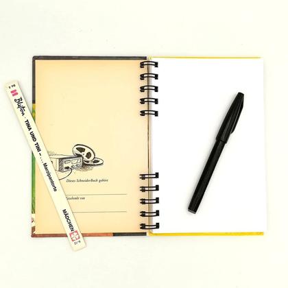 Notizbuch aus altem Buch "Tina und Tini - Marzipantorte" - Image 2