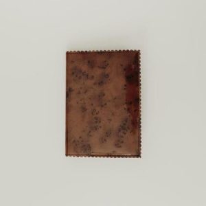 Reisepasshülle - glossy brown