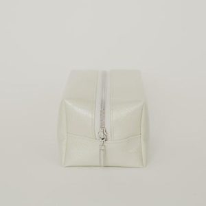 Kosmetiktasche Medium - Shiny Creme