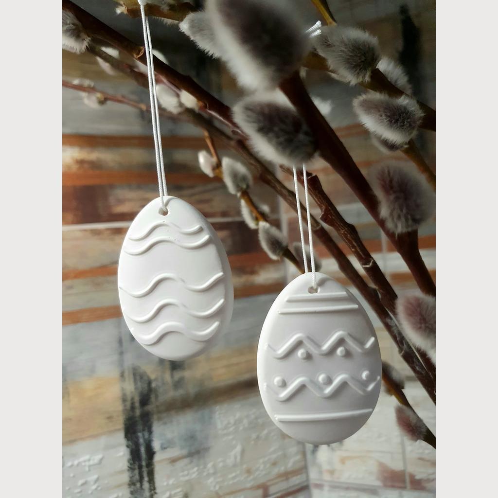 Ostereianhänger weiss - Image 2
