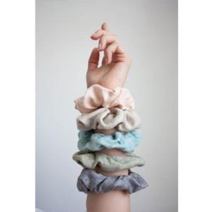Scrunchie aus Bio Leinen Größe M