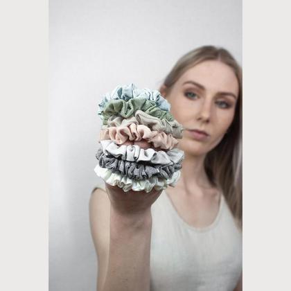 Scrunchie aus Bio Leinen Größe S - Image 2