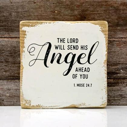 Holzschild "Engel" - Image 2